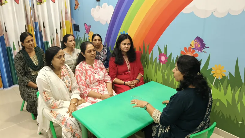 Therapist training session at Kocoon Junior Child Development Center