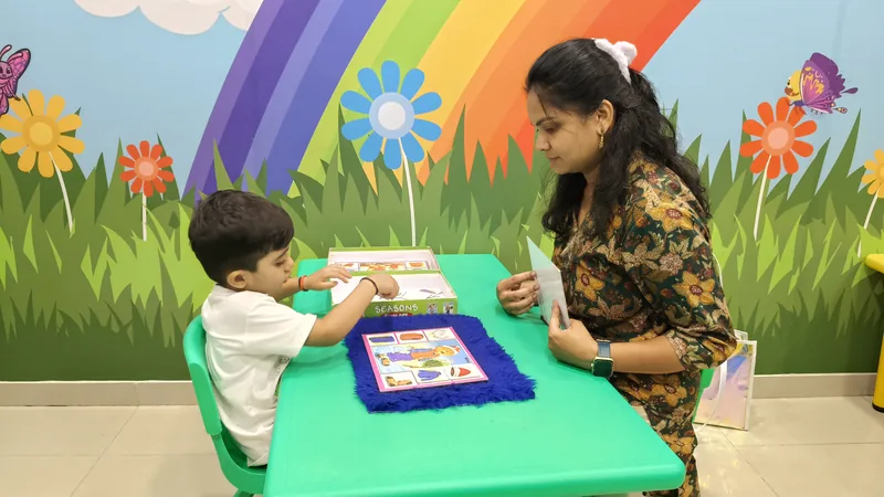 ABA therapy session at Kocoon Junior child development center Ahmedabad