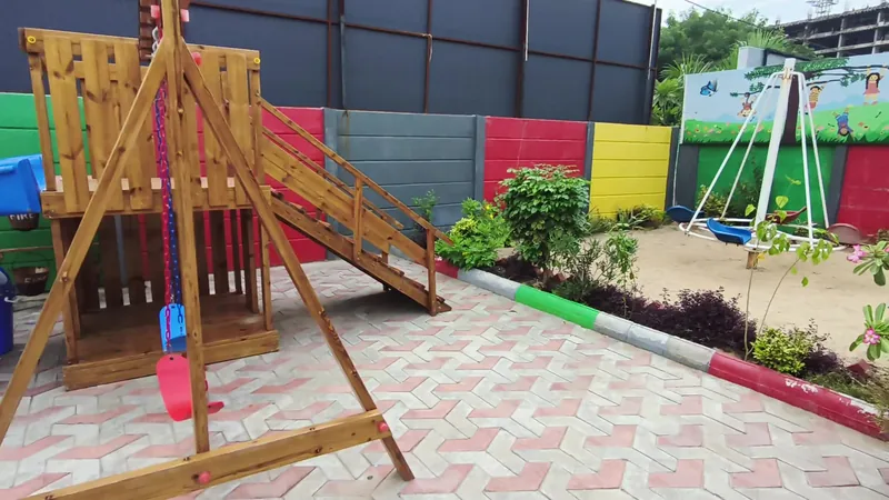 Motor skills development activity at Kocoon Junior child development center Ahmedabad