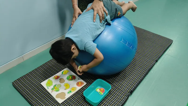 Occupational therapy activity room at Kocoon Junior child development center Ahmedabad